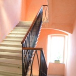 Interior stairs Hotel Italia - Trieste