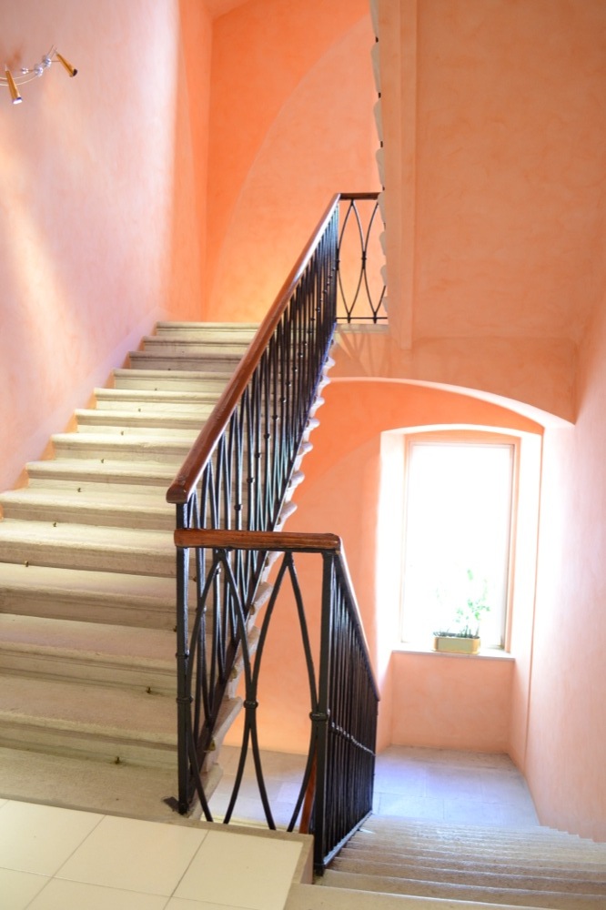 Interior stairs Hotel Italia - Trieste